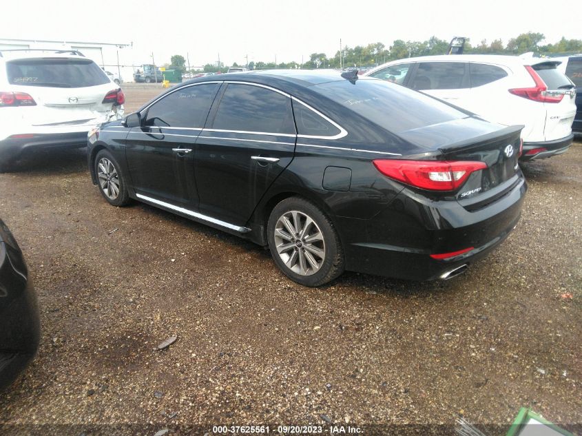 2016 HYUNDAI SONATA 2.4L LIMITED - 5NPE34AFXGH312623