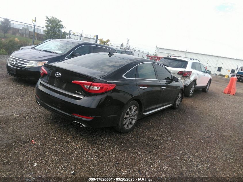 2016 HYUNDAI SONATA 2.4L LIMITED - 5NPE34AFXGH312623