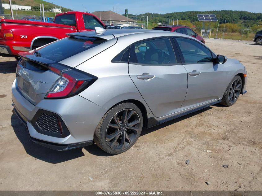 2017 HONDA CIVIC HATCHBACK SPORT SHHFK7H40HU224823