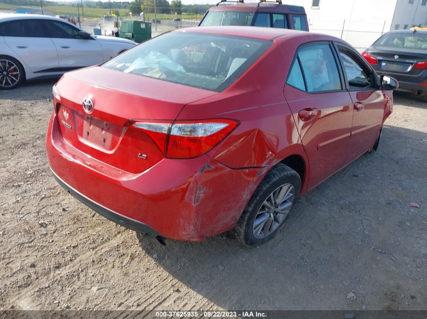 2014 TOYOTA COROLLA L/LE/S/S PLUS/LE PLUS - 2T1BURHE8EC014954