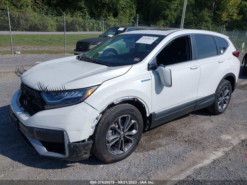 VIN 7FART6H50ME021556 2021 HONDA CR-V HYBRID EX