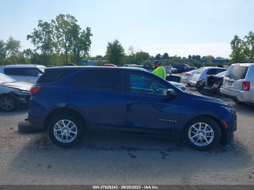 2022 CHEVROLET EQUINOX LS - 3GNAXHEV8NS210484