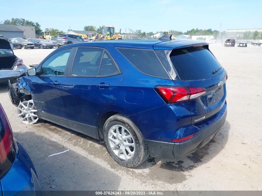 2022 CHEVROLET EQUINOX LS - 3GNAXHEV8NS210484