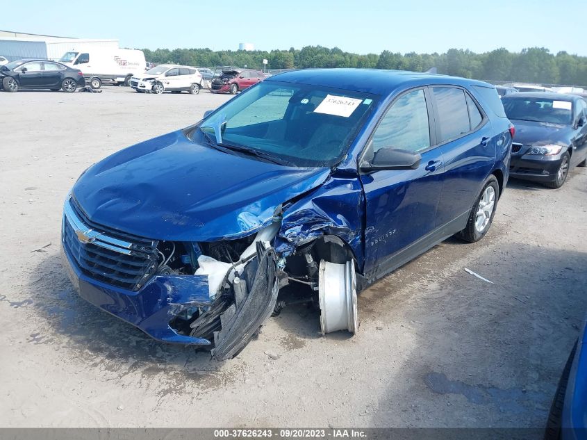 2022 CHEVROLET EQUINOX LS - 3GNAXHEV8NS210484