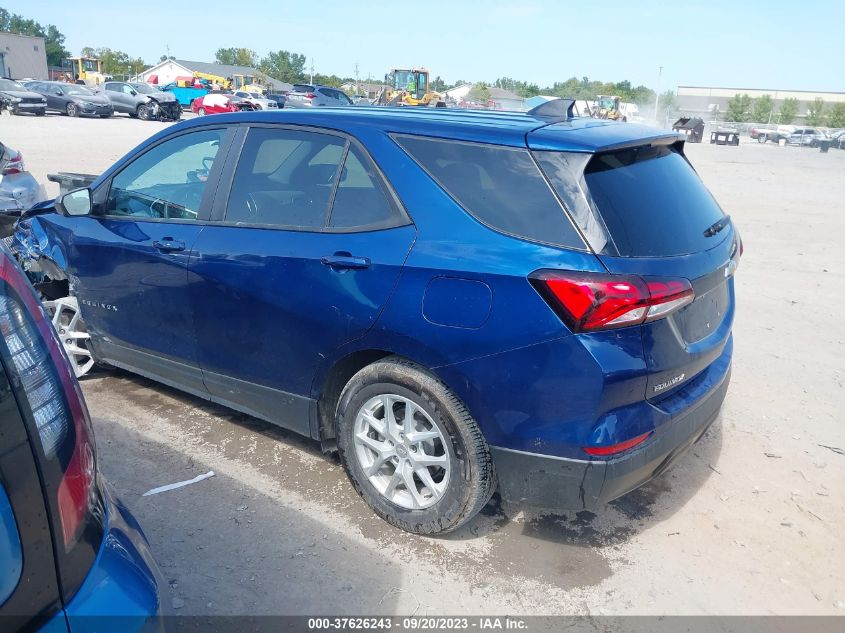 2022 CHEVROLET EQUINOX LS - 3GNAXHEV8NS210484