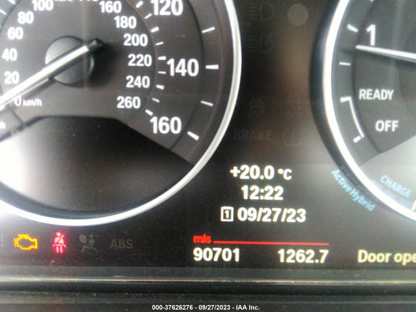 2013 BMW 3 SERIES ACTIVEHYBRID 3 - WBA3F9C54DF484276
