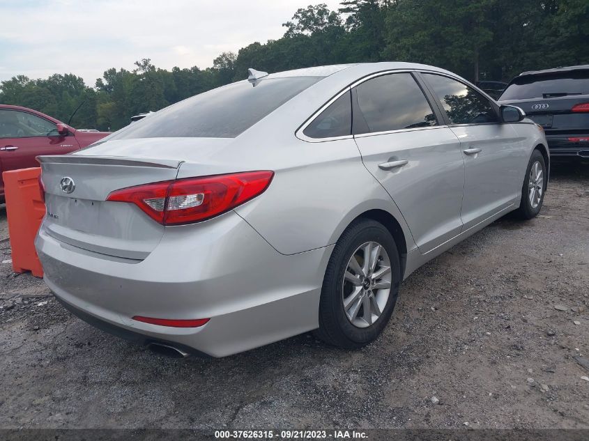 2016 HYUNDAI SONATA 2.4L SE - 5NPE24AF1GH320614