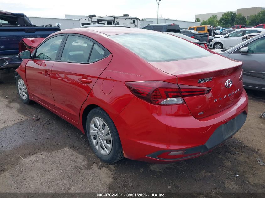 2019 HYUNDAI ELANTRA SE - 5NPD74LF0KH410341