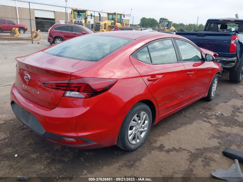 2019 HYUNDAI ELANTRA SE - 5NPD74LF0KH410341