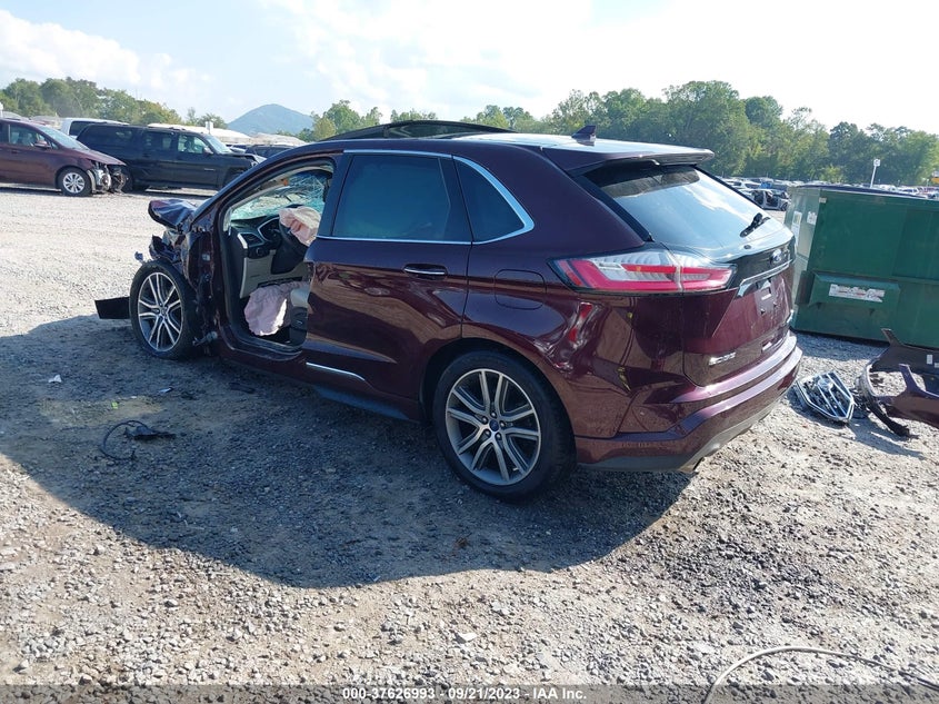 VIN 2FMPK4K97KBC43572 2019 FORD EDGE TITANIUM