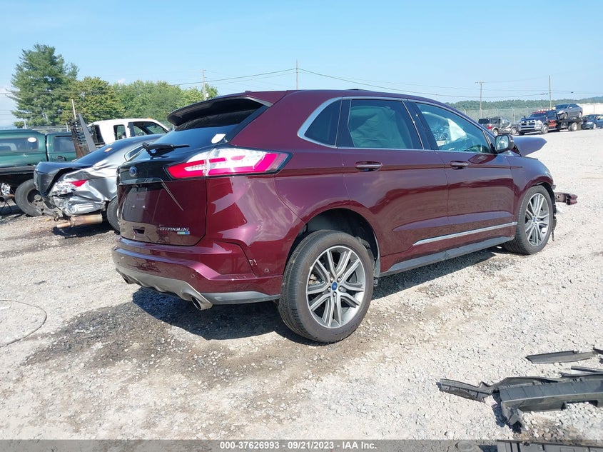 VIN 2FMPK4K97KBC43572 2019 FORD EDGE TITANIUM