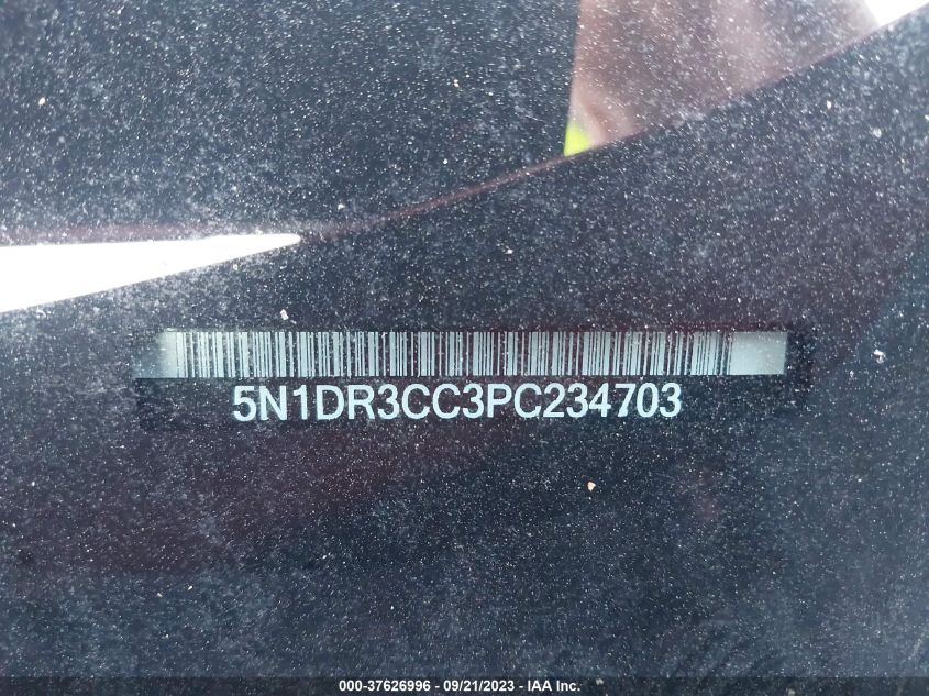 2023 NISSAN PATHFINDER SL - 5N1DR3CC3PC234703