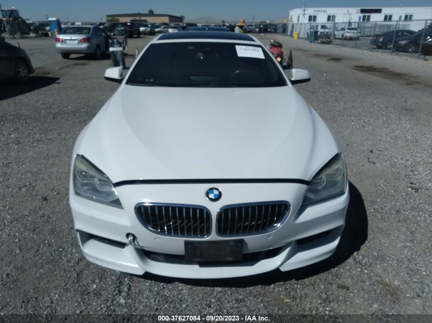 2013 BMW 6 SERIES 640I WBA6A0C59DDZ03550