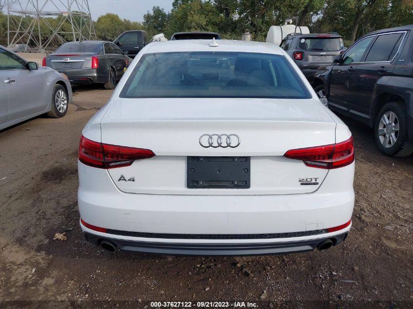 2017 AUDI A4 SEASON OF AUDI PREMIUM - WAUDNAF44HN045148