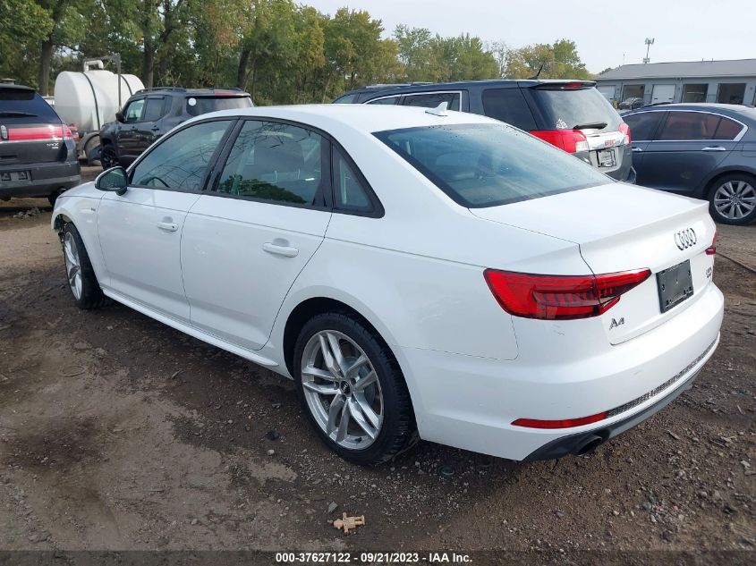 2017 AUDI A4 SEASON OF AUDI PREMIUM - WAUDNAF44HN045148