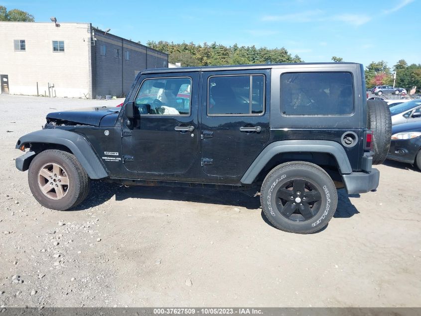 2016 JEEP WRANGLER UNLIMITED SPORT - 1C4BJWDGXGL118906