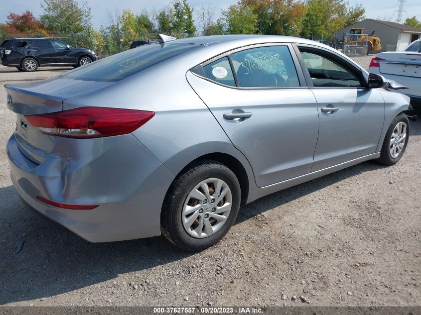 2017 HYUNDAI ELANTRA SE - 5NPD74LF5HH111372