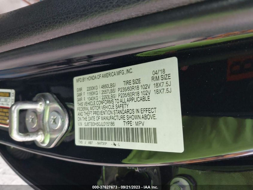 2018 ACURA RDX TECHNOLOGY - 5J8TB3H50JL015186