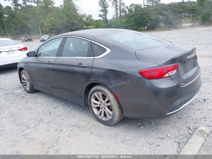 2015 CHRYSLER 200 LIMITED - 1C3CCCAB3FN589826