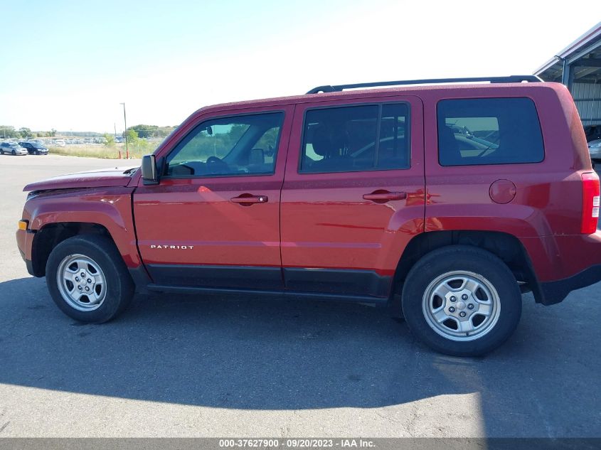 2015 JEEP PATRIOT SPORT - 1C4NJPBB5FD409803