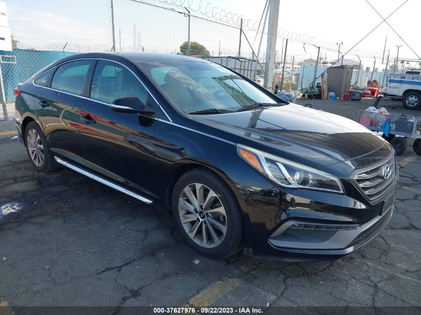 2016 HYUNDAI SONATA 2.4L SPORT - 5NPE34AF0GH435363