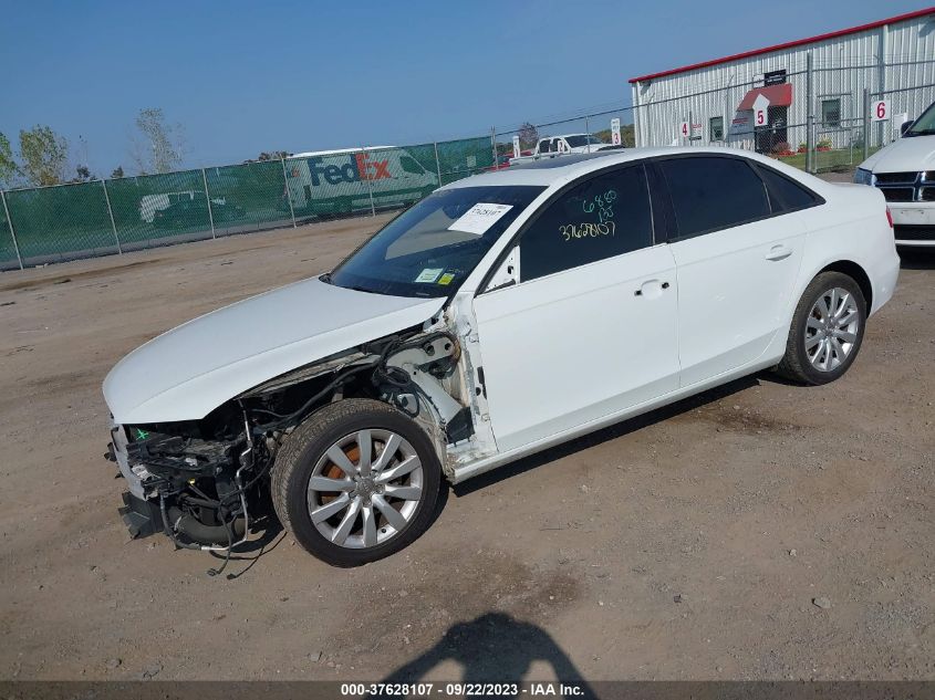 2014 AUDI A4 PREMIUM - WAUBFAFL0EN010095