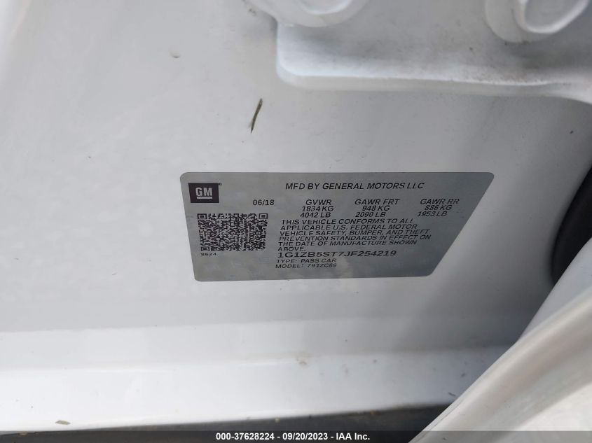 2018 CHEVROLET MALIBU LS - 1G1ZB5ST7JF254219