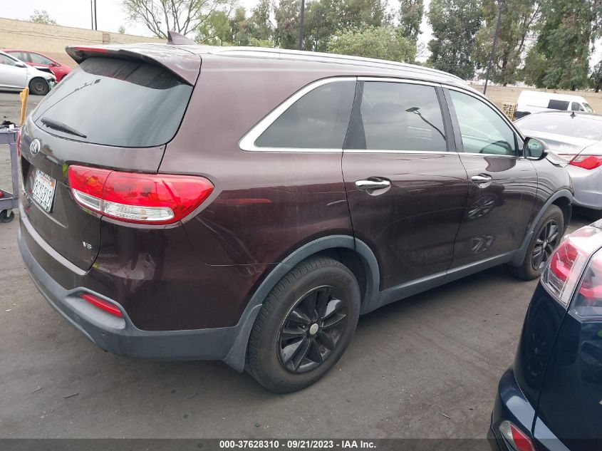 2016 KIA SORENTO LX - 5XYPG4A5XGG080620