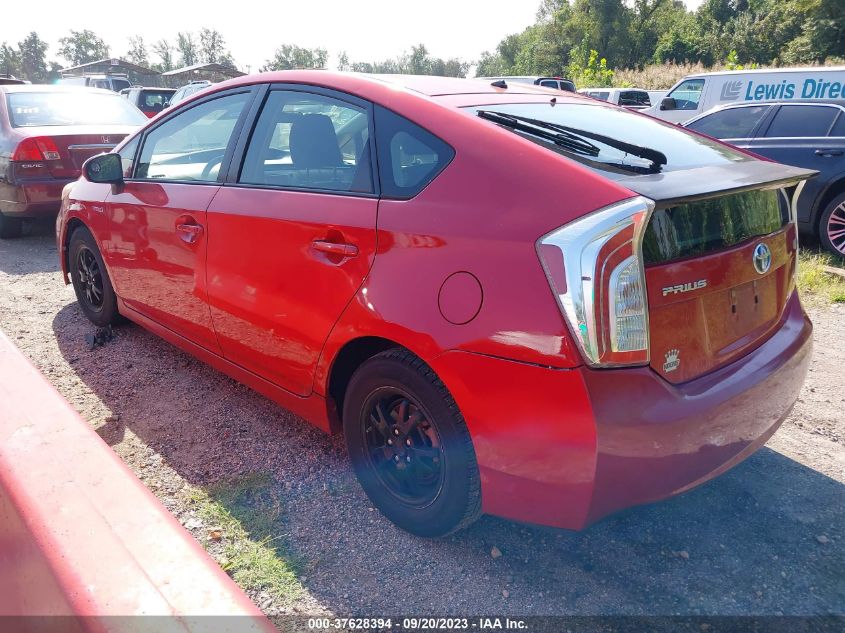 2013 TOYOTA PRIUS ONE/TWO/THREE/FOUR/FIVE - JTDKN3DU2D1649128
