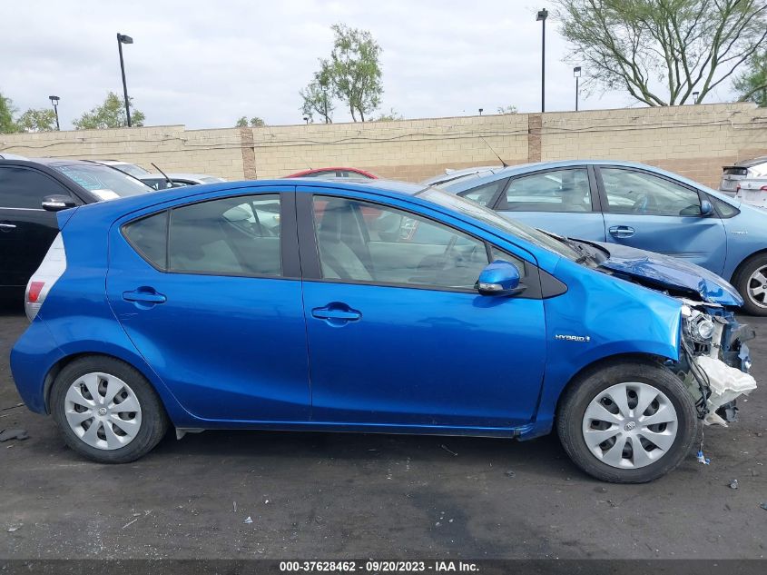 2014 TOYOTA PRIUS C ONE/THREE/TWO/FOUR - JTDKDTB39E1562955