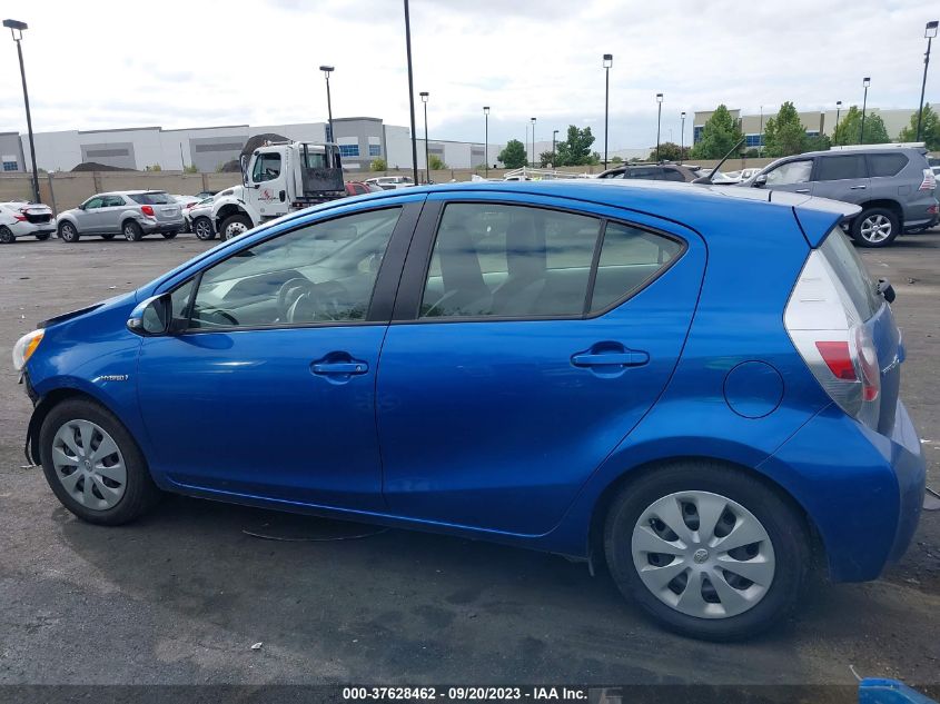 2014 TOYOTA PRIUS C ONE/THREE/TWO/FOUR - JTDKDTB39E1562955