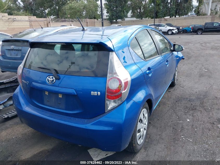 2014 TOYOTA PRIUS C ONE/THREE/TWO/FOUR - JTDKDTB39E1562955