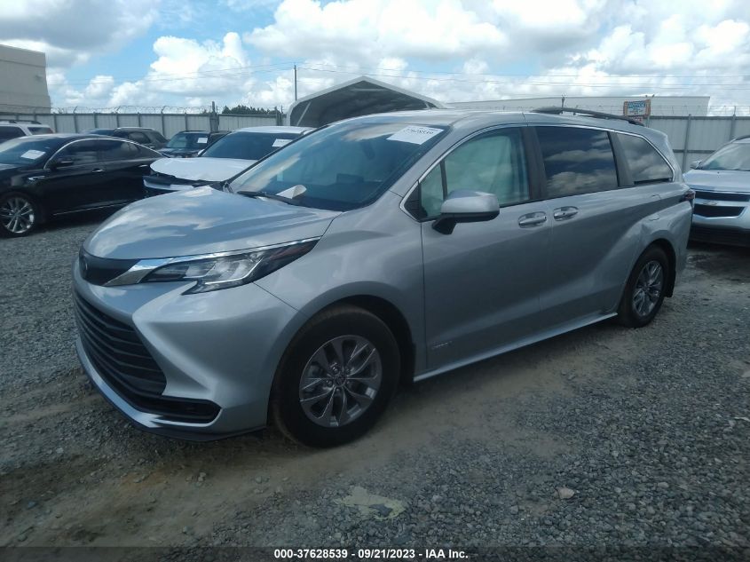 5TDKRKEC6MS036498 2021 TOYOTA SIENNA, photo no. 2