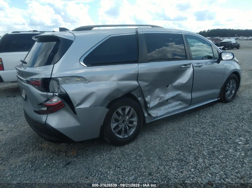 5TDKRKEC6MS036498 2021 TOYOTA SIENNA, photo no. 4