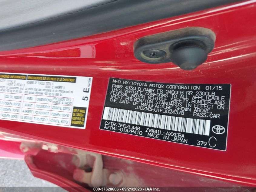 2015 TOYOTA PRIUS V - JTDZN3EU1FJ024378