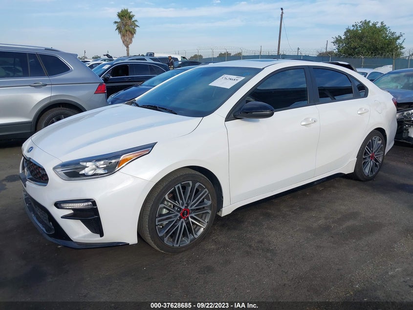 VIN 3KPF44AC8ME412890 2021 KIA FORTE GT