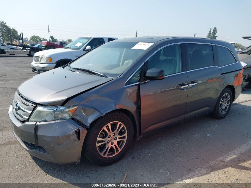 2013 HONDA ODYSSEY EX-L - 5FNRL5H66DB018160