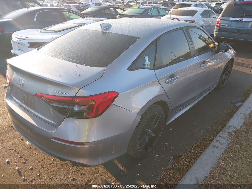2022 HONDA CIVIC SPORT - 2HGFE2F57NH533199