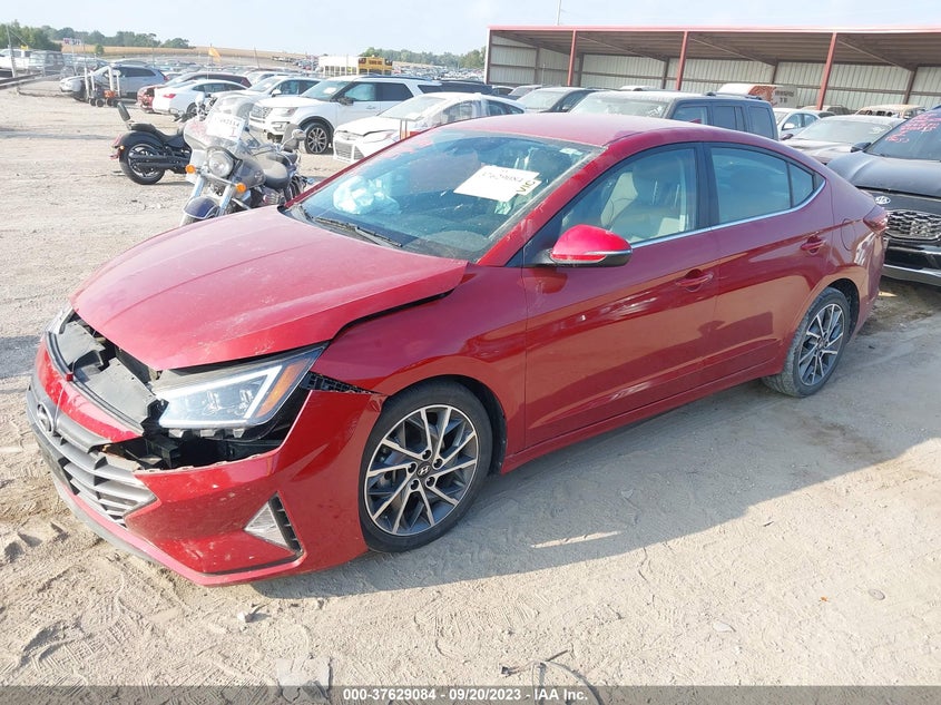 VIN KMHD84LF2KU804230 2019 HYUNDAI ELANTRA LIMITED