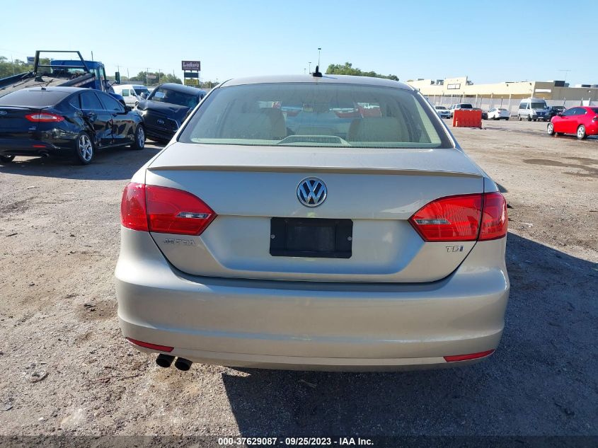 2014 VOLKSWAGEN JETTA SEDAN TDI - 3VW3L7AJ4EM253957