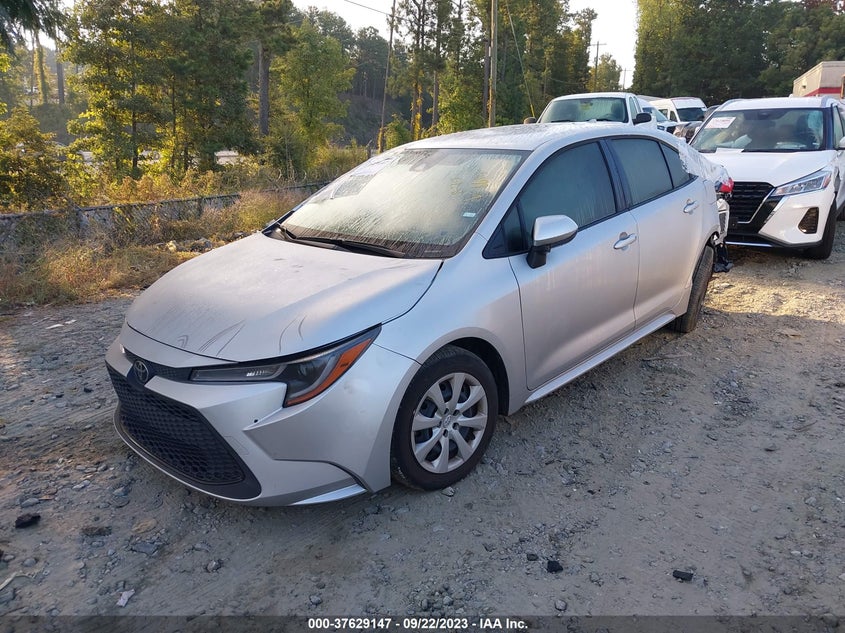 VIN JTDEPMAE4N3016615 2022 TOYOTA COROLLA LE