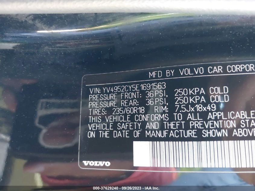 2014 VOLVO XC90 - YV4952CY5E1691563