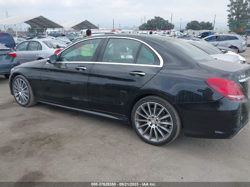 2015 MERCEDES-BENZ C 400 4MATIC 55SWF6GB5FU034981