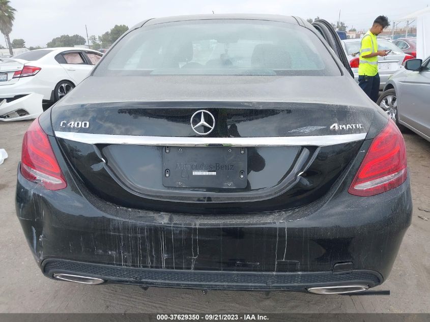 2015 MERCEDES-BENZ C 400 4MATIC - 55SWF6GB5FU034981
