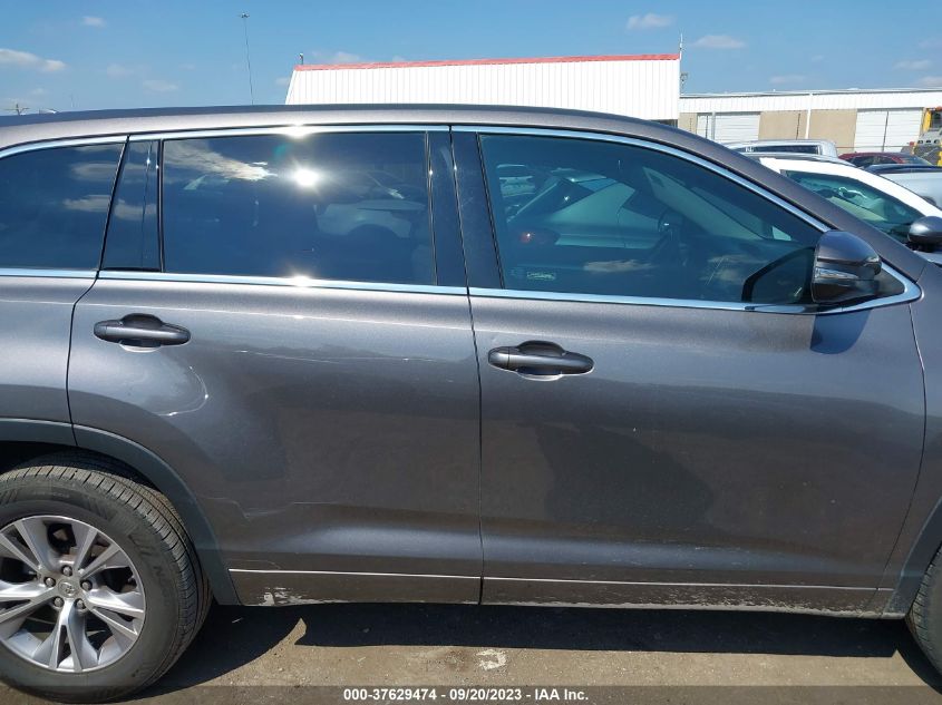 2014 TOYOTA HIGHLANDER LE - 5TDZKRFH8ES031343