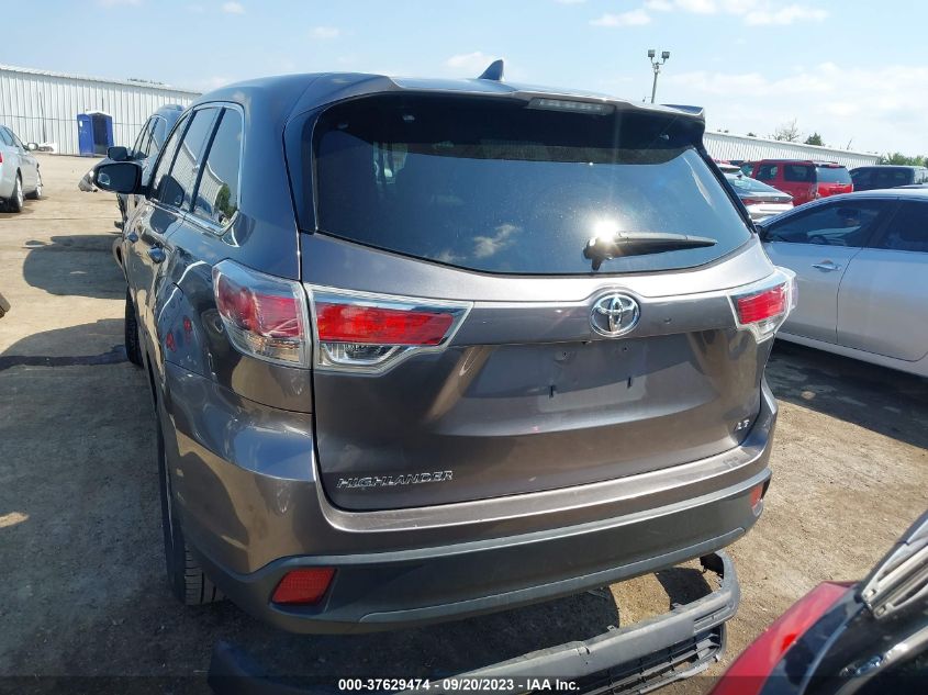 2014 TOYOTA HIGHLANDER LE - 5TDZKRFH8ES031343