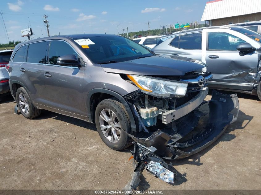 2014 TOYOTA HIGHLANDER LE - 5TDZKRFH8ES031343