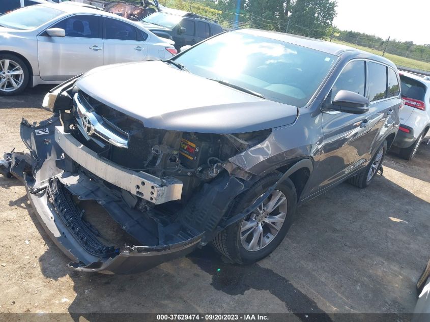2014 TOYOTA HIGHLANDER LE - 5TDZKRFH8ES031343
