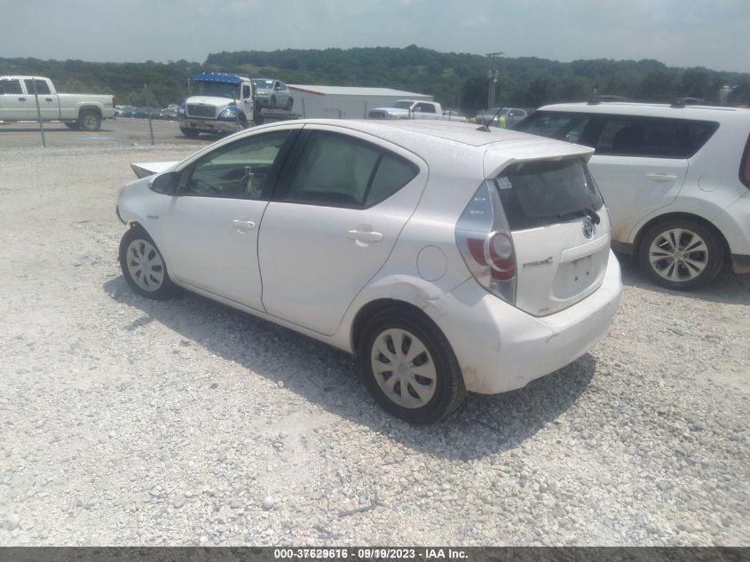 2014 TOYOTA PRIUS C ONE/THREE/TWO/FOUR - JTDKDTB36E1561505
