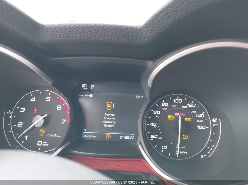 VIN ZASPAKBNXM7D11519 2021 ALFA ROMEO STELVIO TI